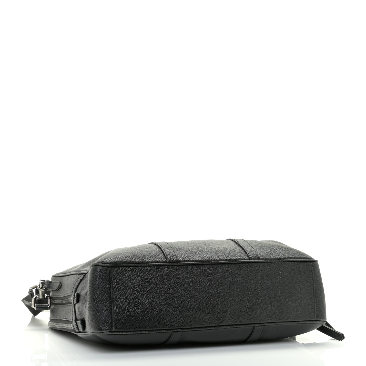 Burberry Textured Calfskin Briefcase Black 3 of 9