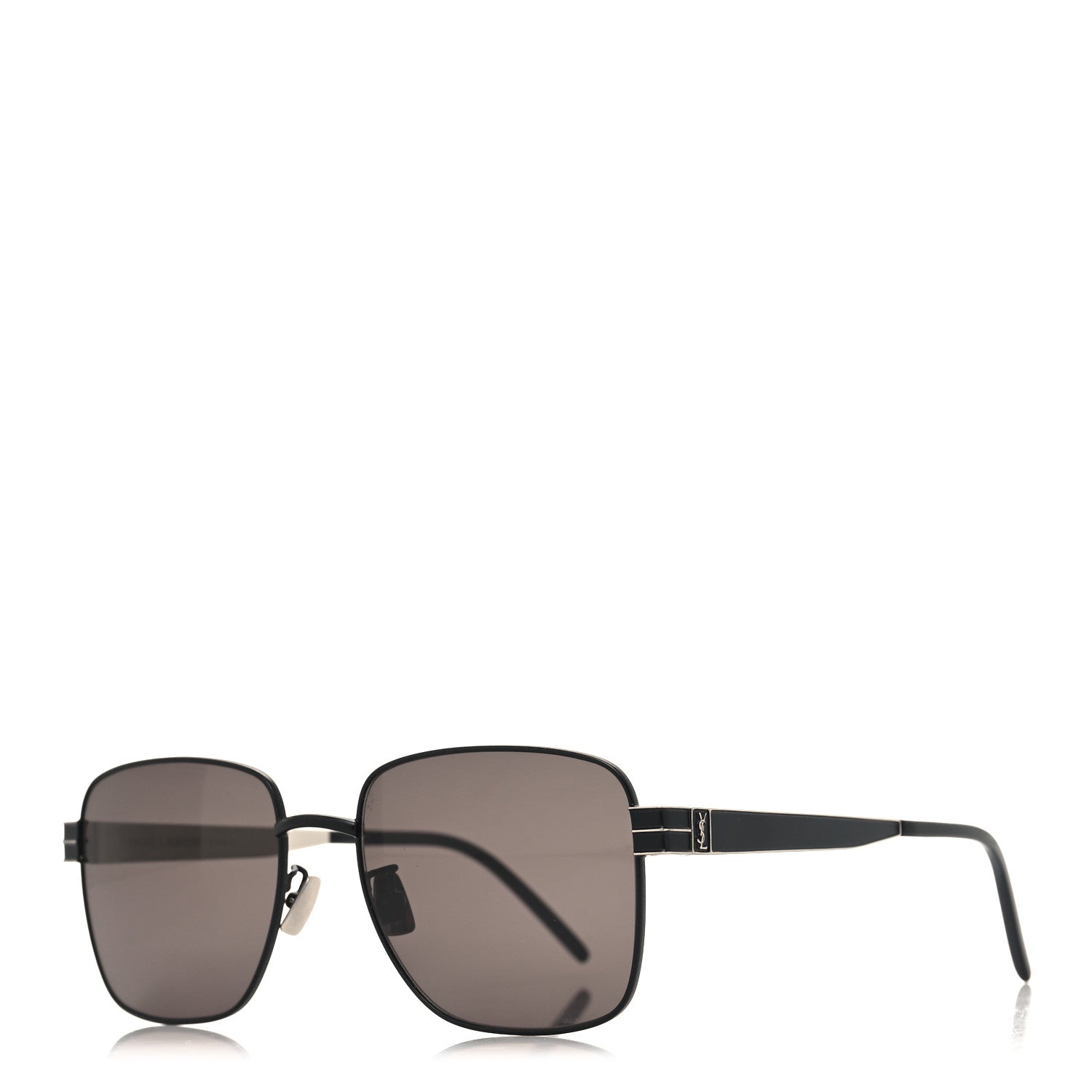 Saint Laurent Metal Sunglasses SL M55 Black 1 of 8