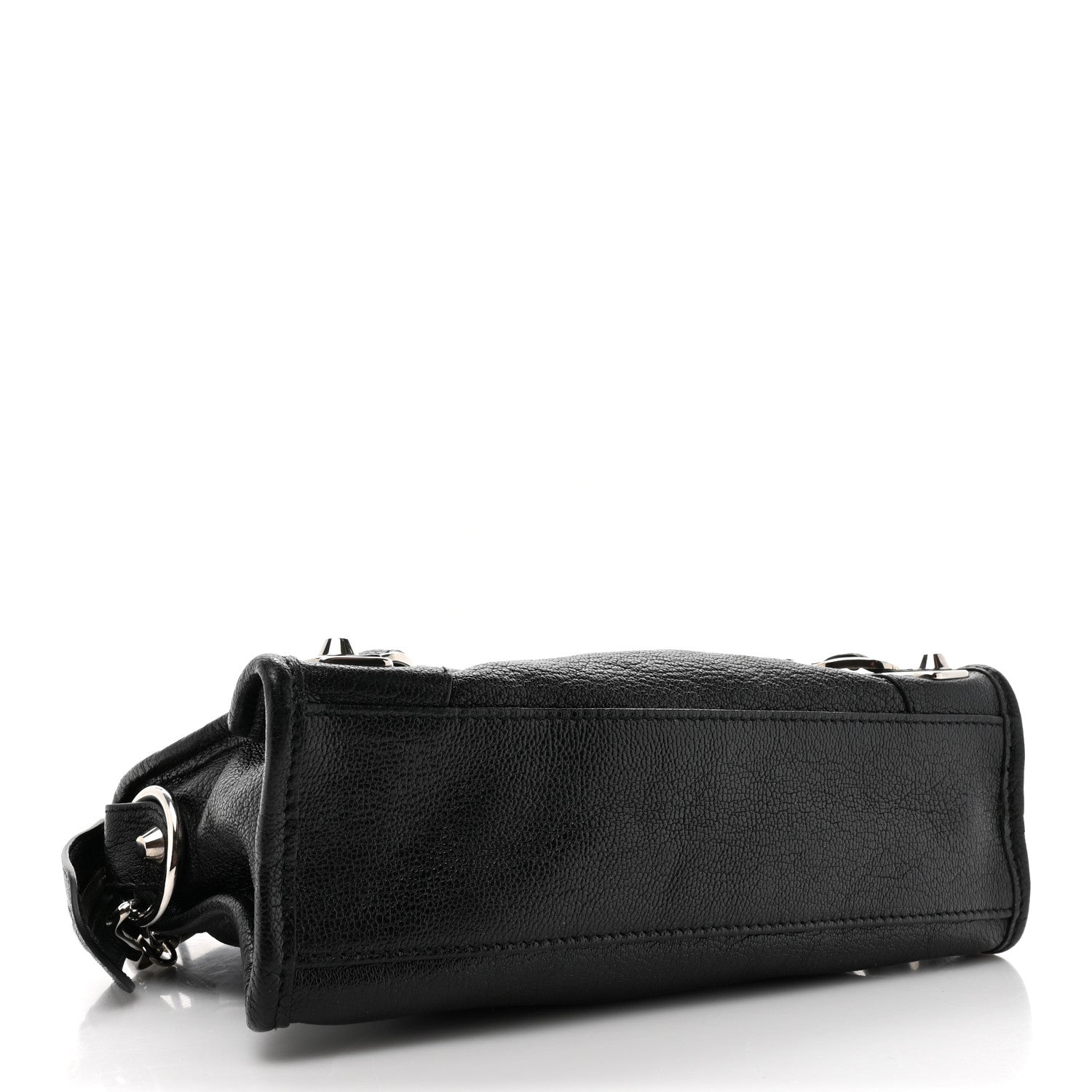 Balenciaga Chevre Gold Metallic Edge Hardware Mini City Black 4 of 11