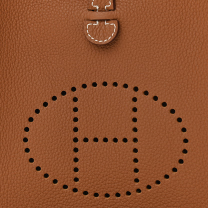 Hermes Taurillon Clemence Evelyne TPM Gold 10 of 11