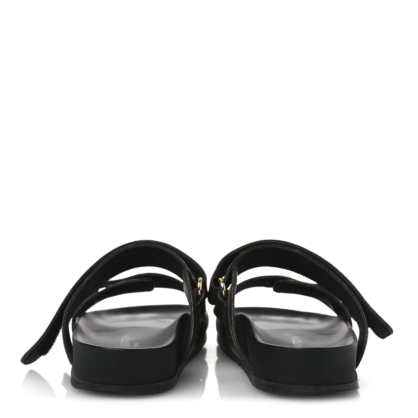 Monogram Bom Dia Mule Sandals 39 Black
