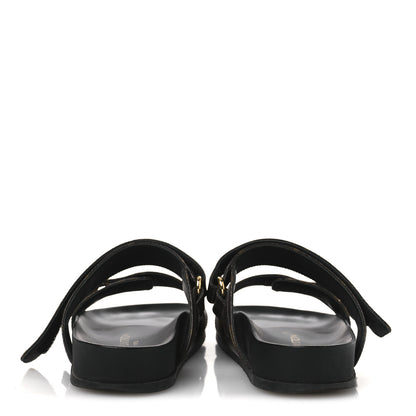 Louis Vuitton Monogram Bom Dia Mule Sandals 39 Black 6 of 11
