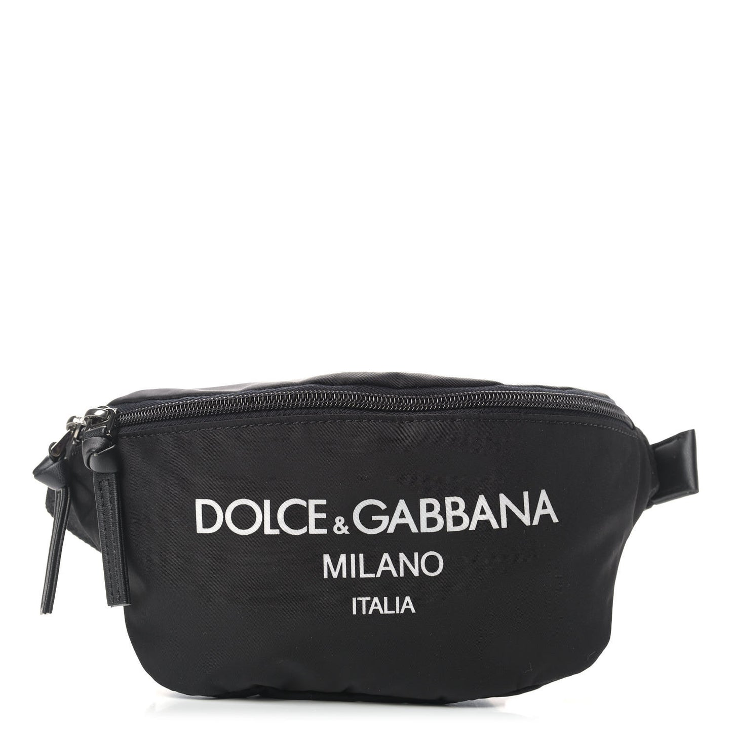 Nylon Logo Belt Bag Black