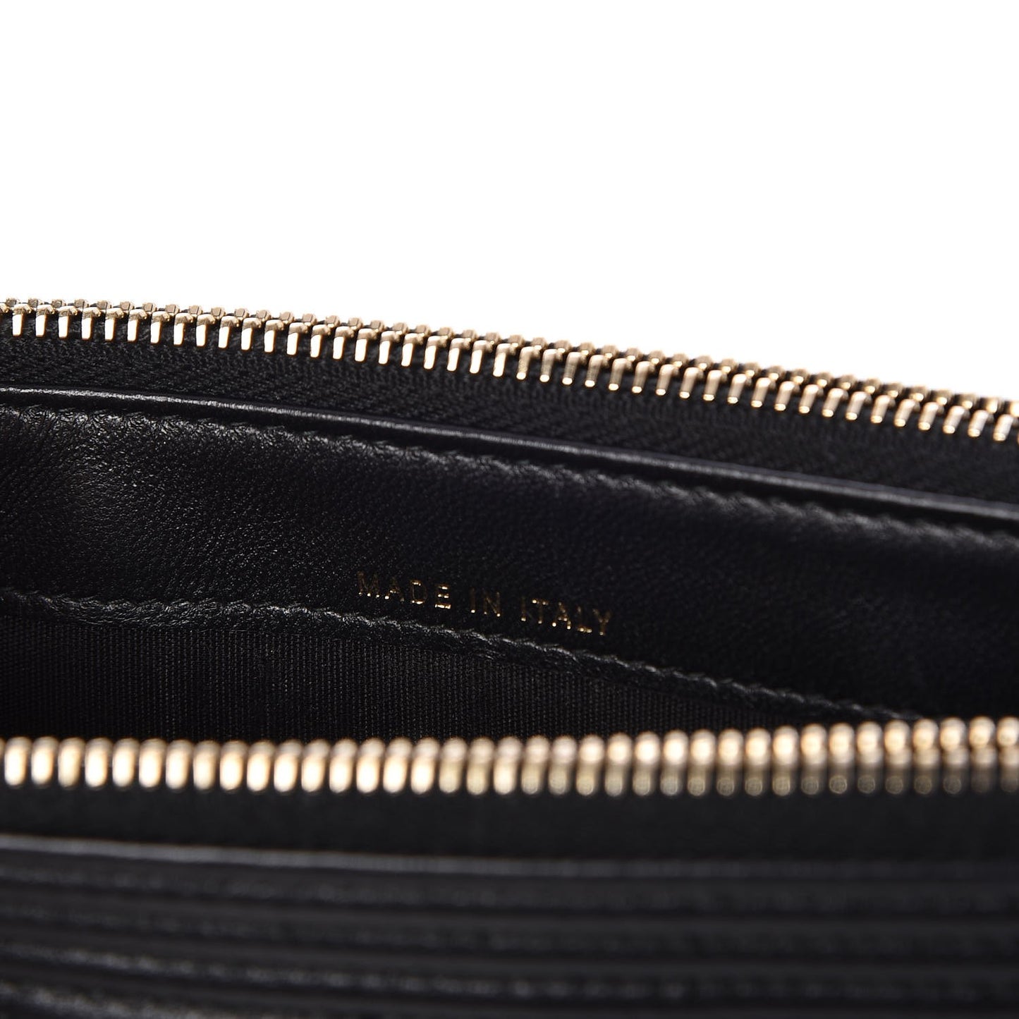 Lambskin Quilted Small Boy Clutch With Chain Black