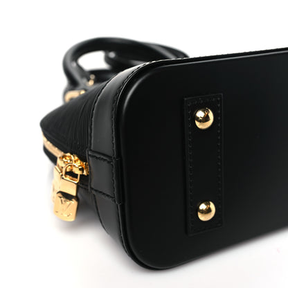 Louis Vuitton LV X TM Epi Alma BB Black 8 of 10