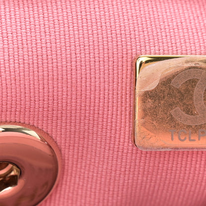 Chanel Calfskin Quilted Medium Duma Pockets Drawstring Backpack Pink 7 of 10