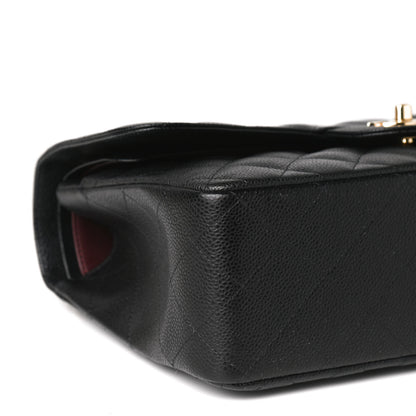 Chanel Caviar Quilted Jumbo Double Flap Black 8 of 9