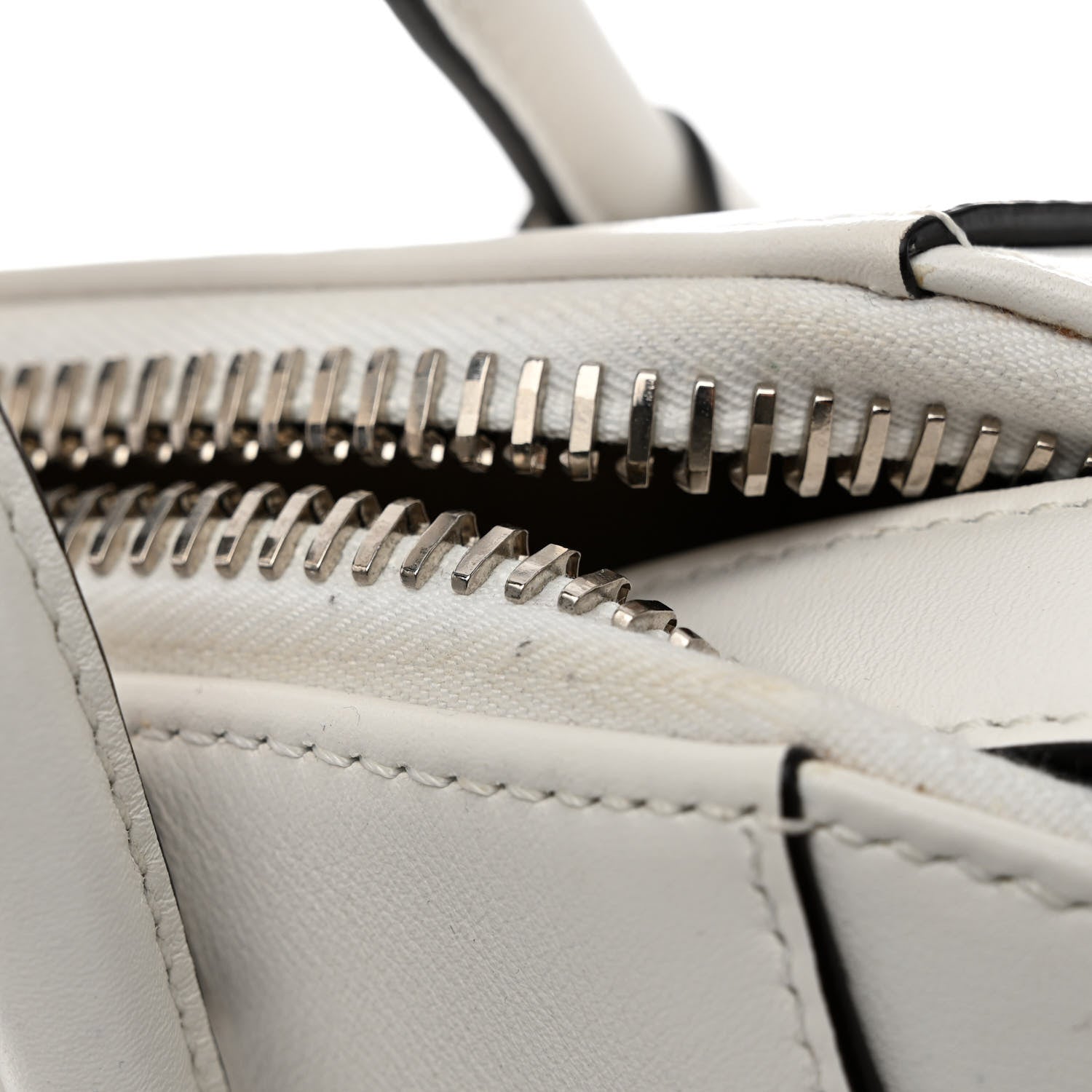 Givenchy Calfskin Signature Logo Small Antigona White 11 of 13
