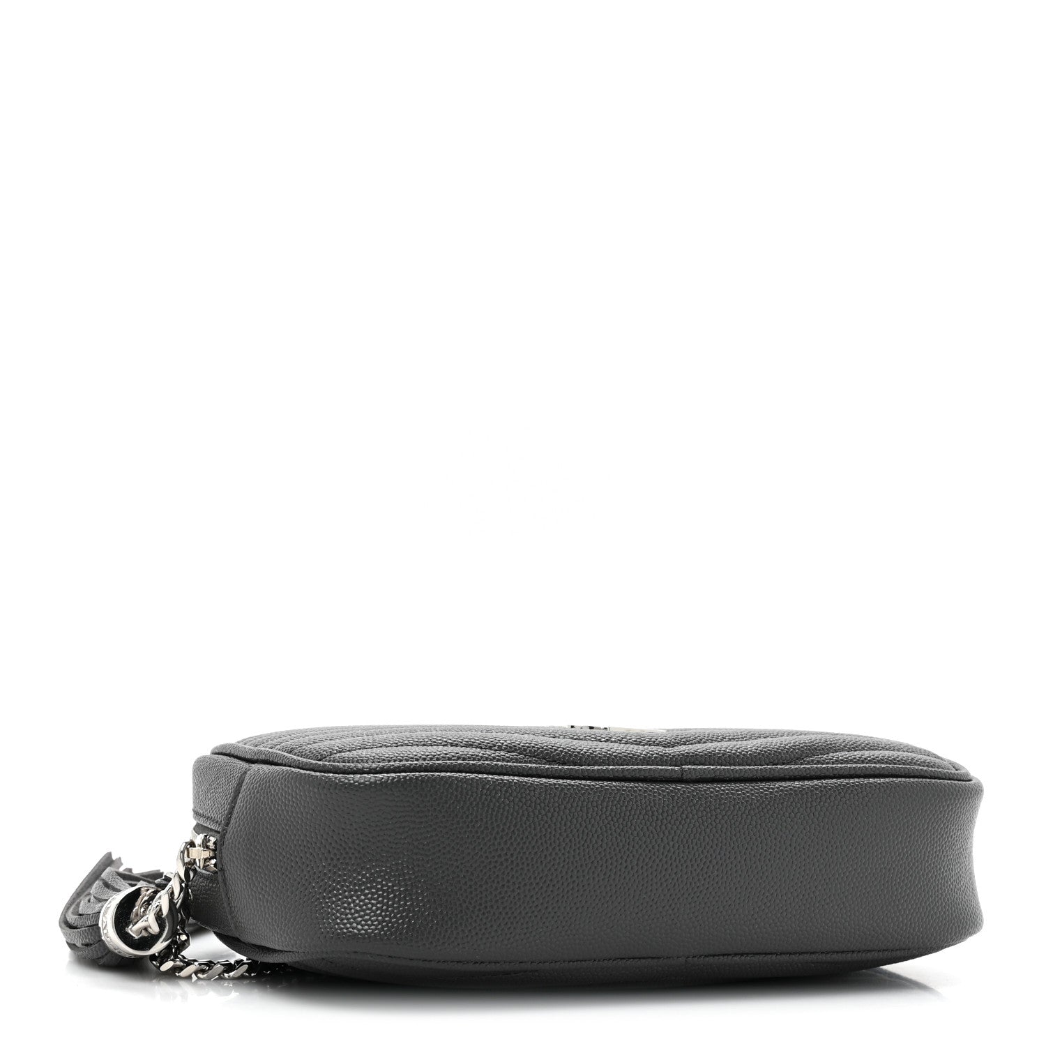 Saint Laurent Grain De Poudre Matelasse Monogram Mini Lou Camera Bag Asphalt 4 of 10