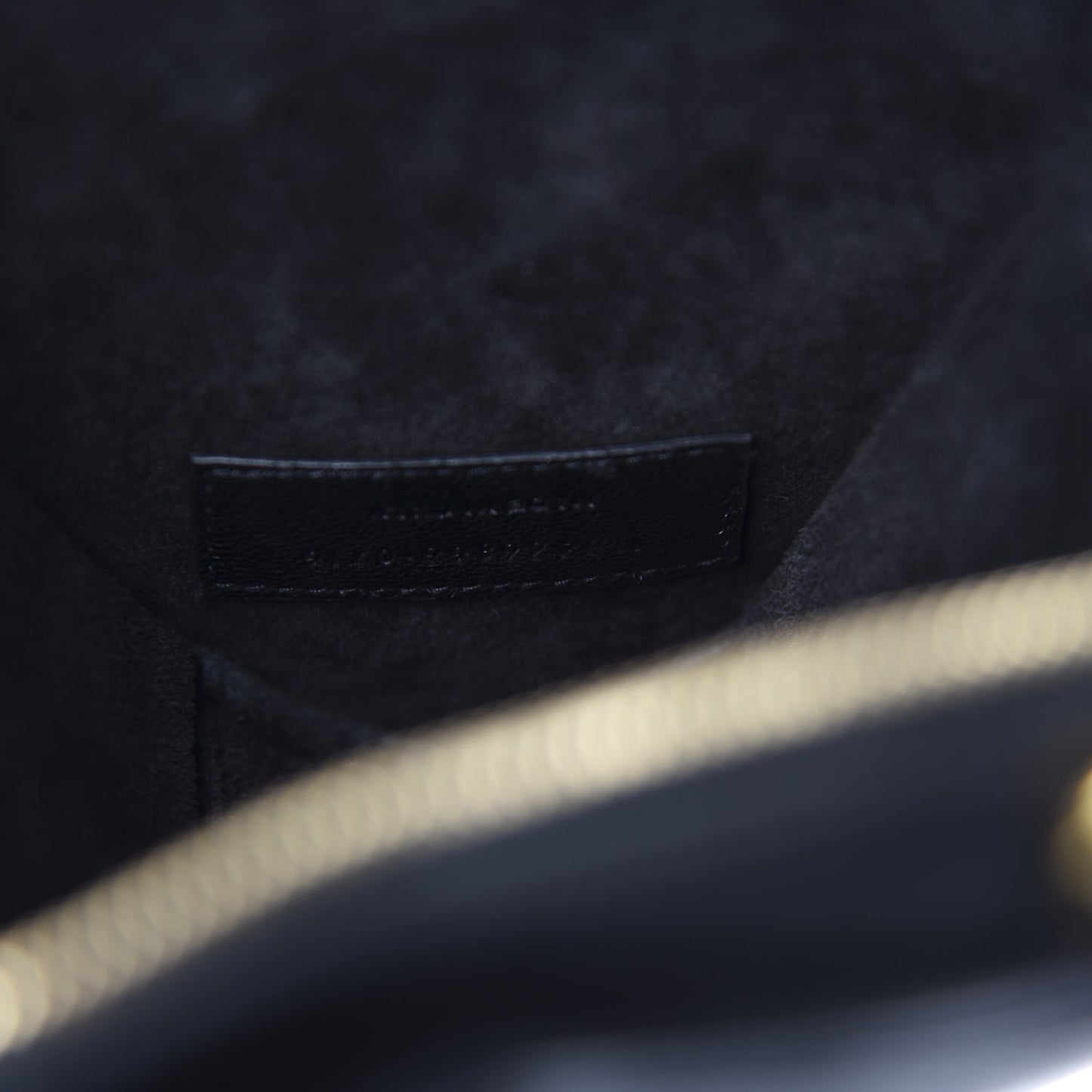 Lambskin Love Heart Clutch Black
