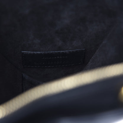 Saint Laurent Lambskin Love Heart Clutch Black 7 of 8