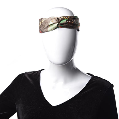 Gucci Silk Monogram Tian Print Tiana Duchesse Headband 2 of 5
