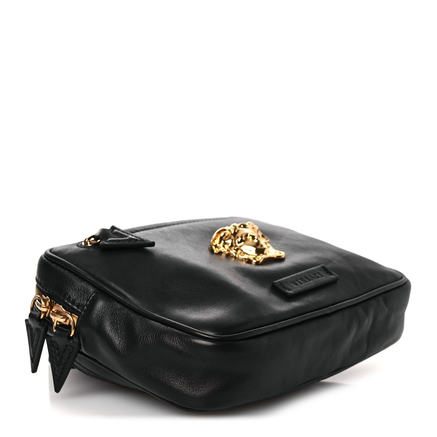 Calfskin La Medusa Belt Bag Black