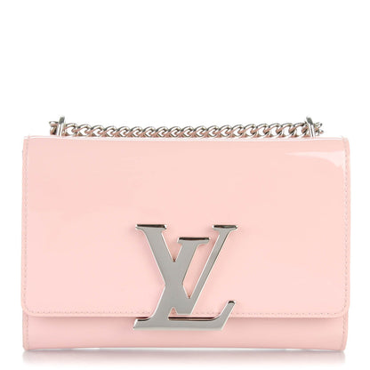 Louis Vuitton Patent Chain Louise MM Rose Ballerine 1 of 7