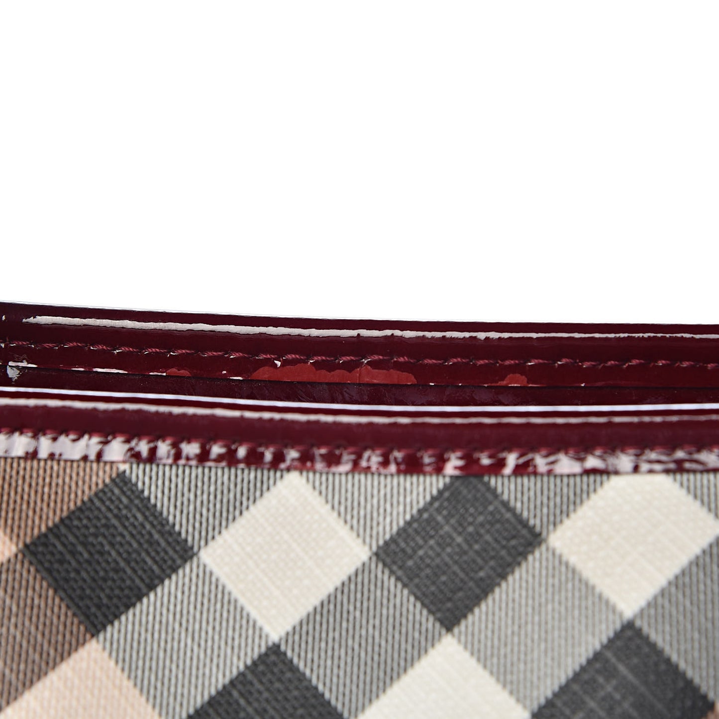 Supernova Check Regent Tote Berry Red