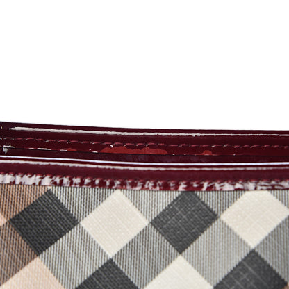 Burberry Supernova Check Regent Tote Berry Red 9 of 17