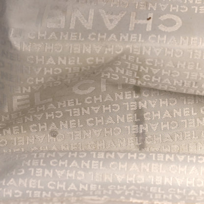 Chanel Canvas Square Stitched CC Tote Black 12 of 18