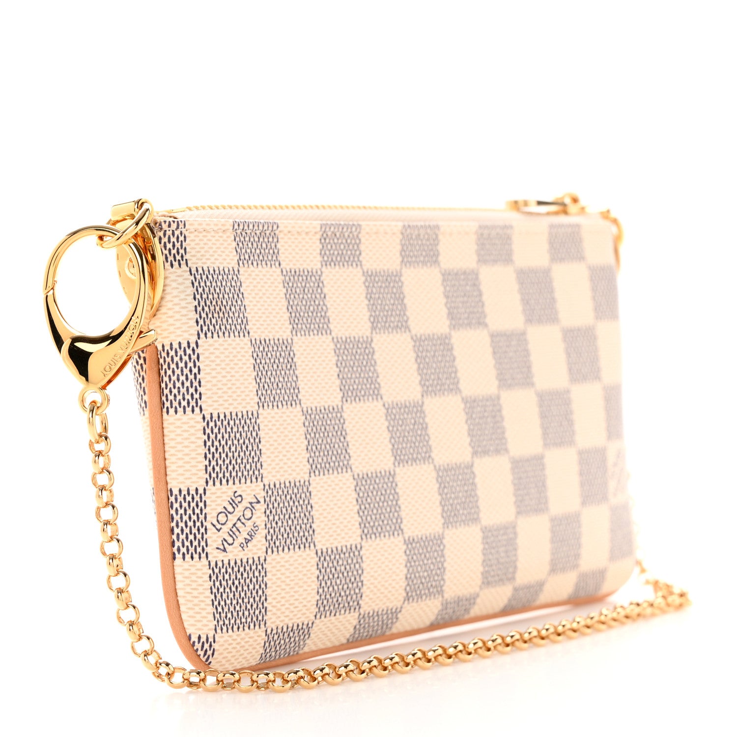 Louis Vuitton Damier Azur Pochette Milla MM 3 of 11