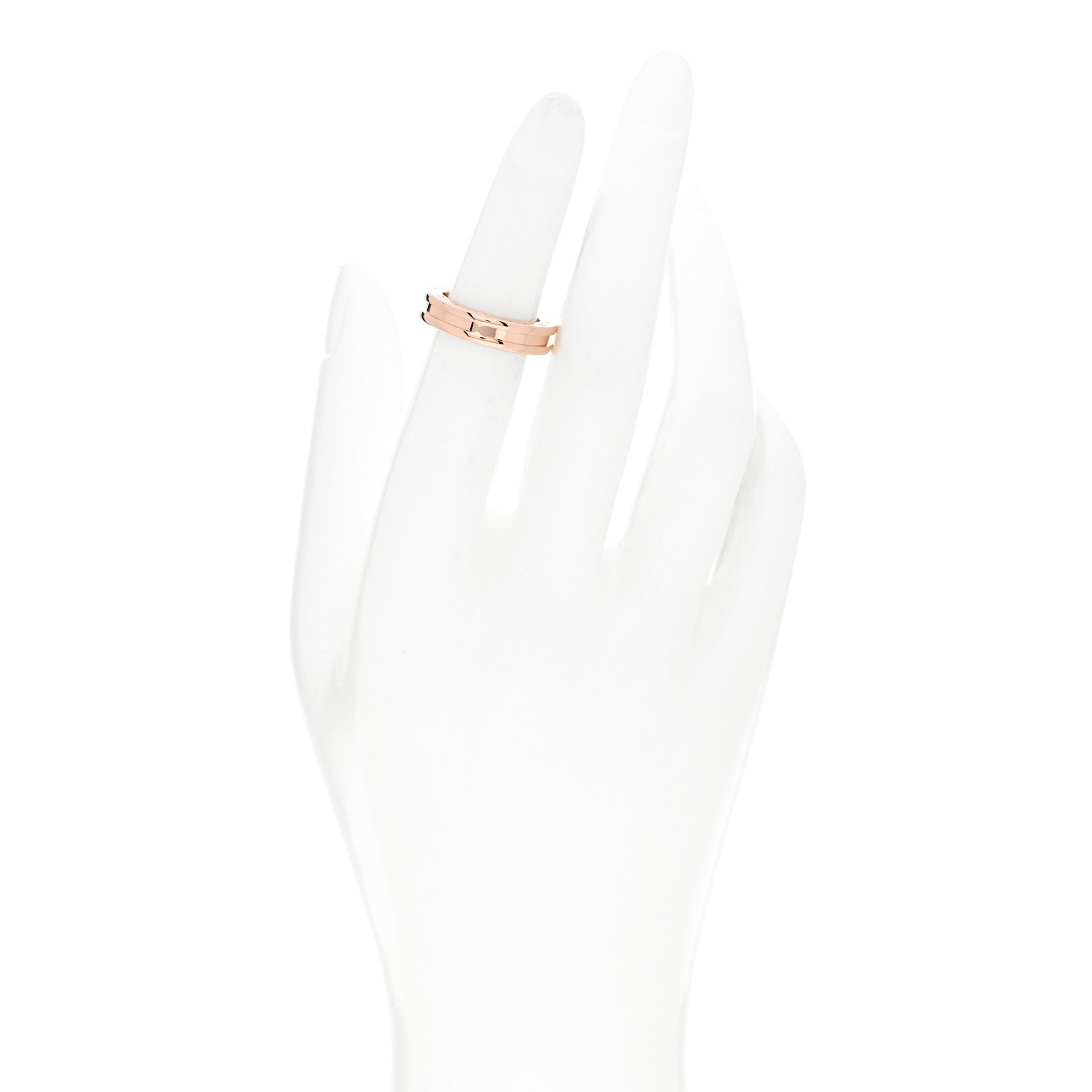 Bulgari 18K Rose Gold B.Zero1 One-Band Ring 48 4.5 2 of 5