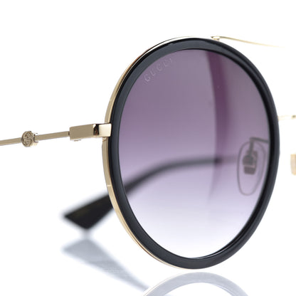 Gucci Round Frame Sunglasses GG0061S Black 9 of 9