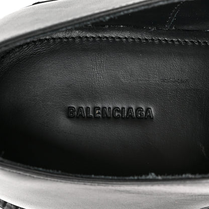 Balenciaga Calfskin Trooper Derby Loafers 39 Black 8 of 9