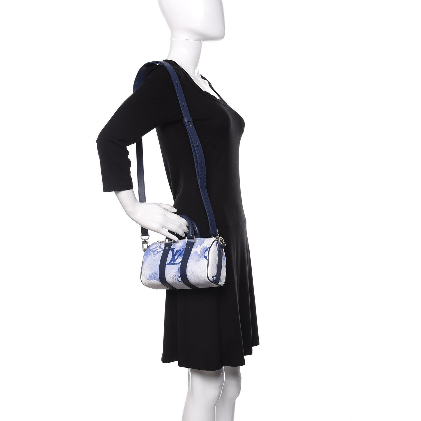 Monogram Watercolor Keepall XS Blue