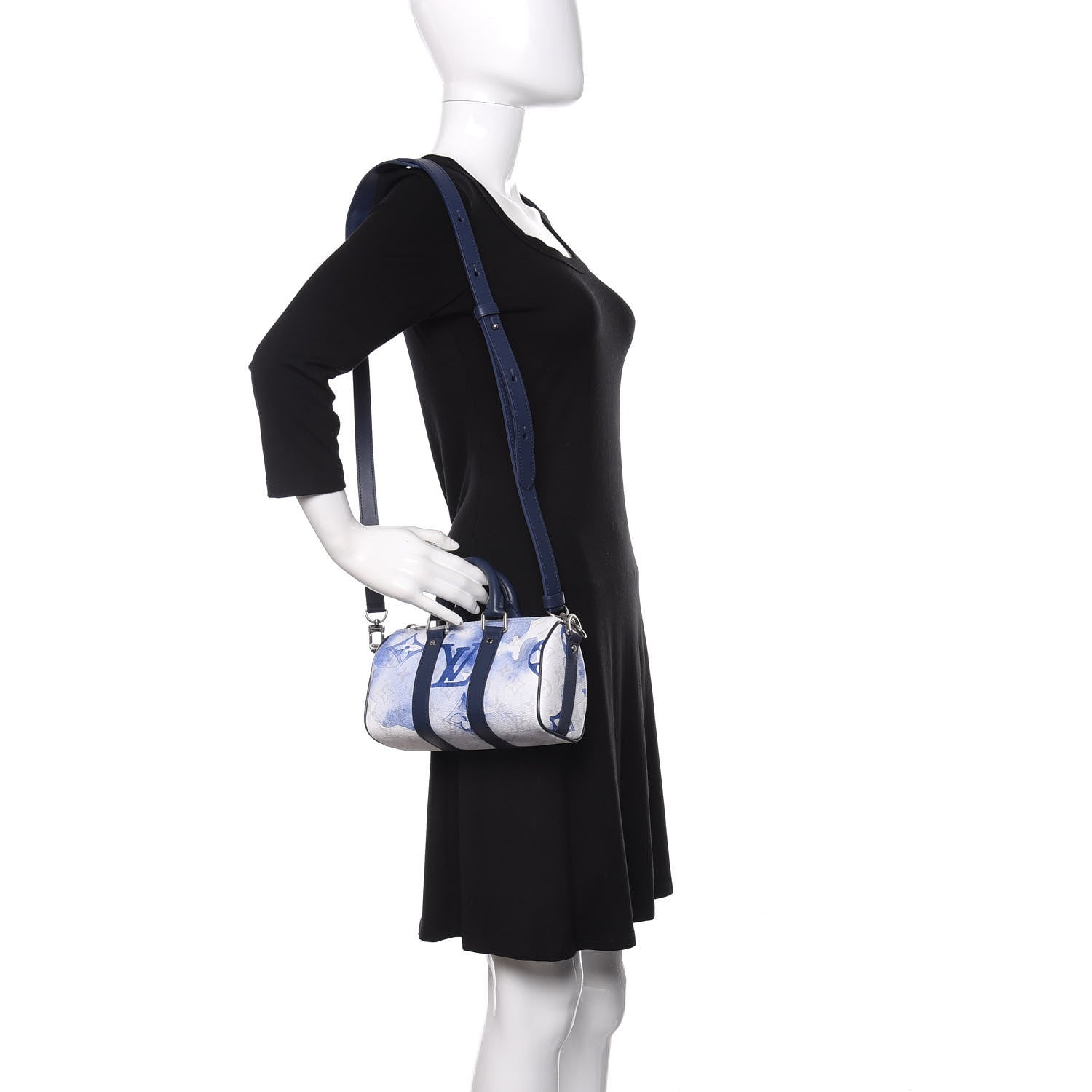 Louis Vuitton Monogram Watercolor Keepall XS Blue 2 of 8
