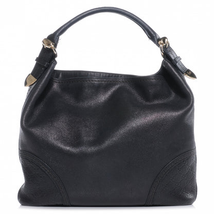 Gucci Leather Guccissima Large Signoria Hobo Black 1 of 7