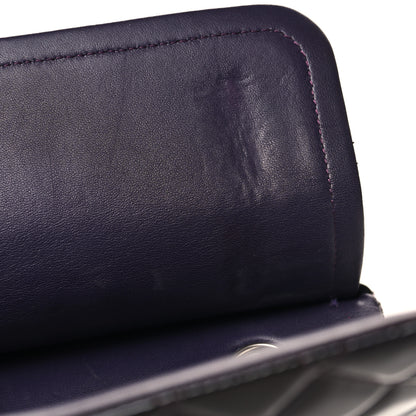 Chanel Patent Quilted Medium Double Flap Purple 11 of 11