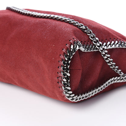 Stella McCartney Shaggy Deer Falabella Fold Over Tote Burgundy 9 of 10