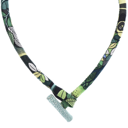 Hermes Silk Collier En Soie Petit H Necklace 1 of 6