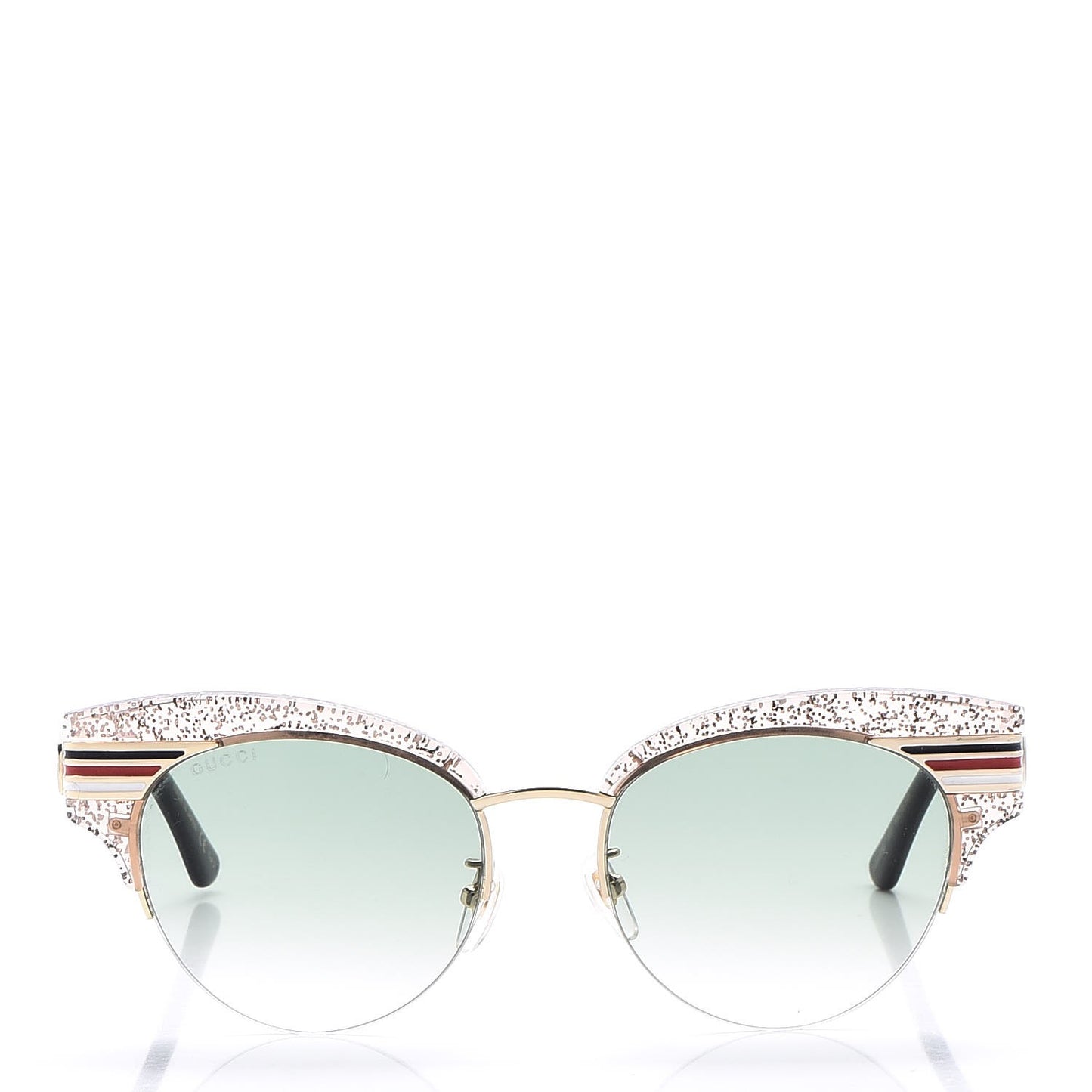 Glitter Cat Eye Sunglasses GG0283S Beige