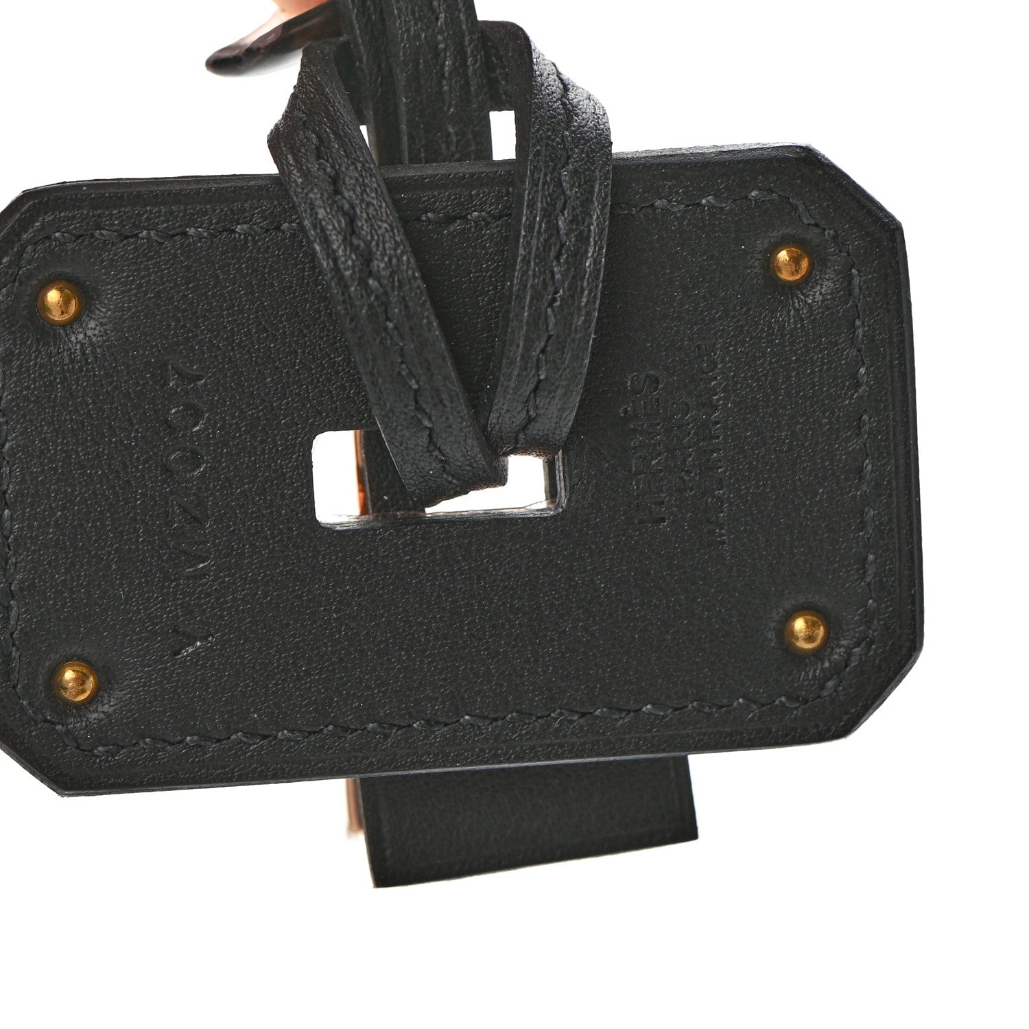 Hermes Swift Large O'Kelly Pendant Necklace Black 5 of 8