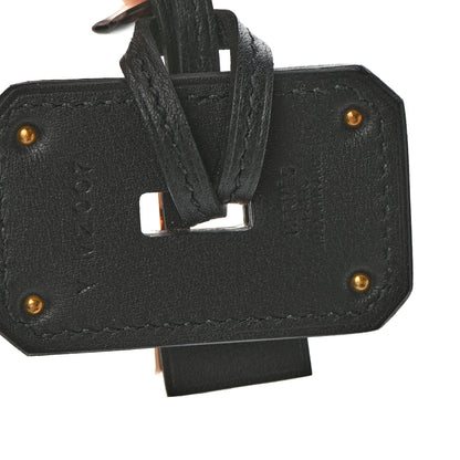 Hermes Swift Large O'Kelly Pendant Necklace Black 5 of 8