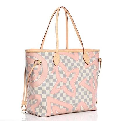 Louis Vuitton Damier Azur Tahitienne Neverfull MM 4 of 8