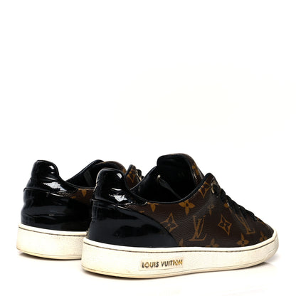 Louis Vuitton Patent Monogram Frontrow Sneakers 38 4 of 10