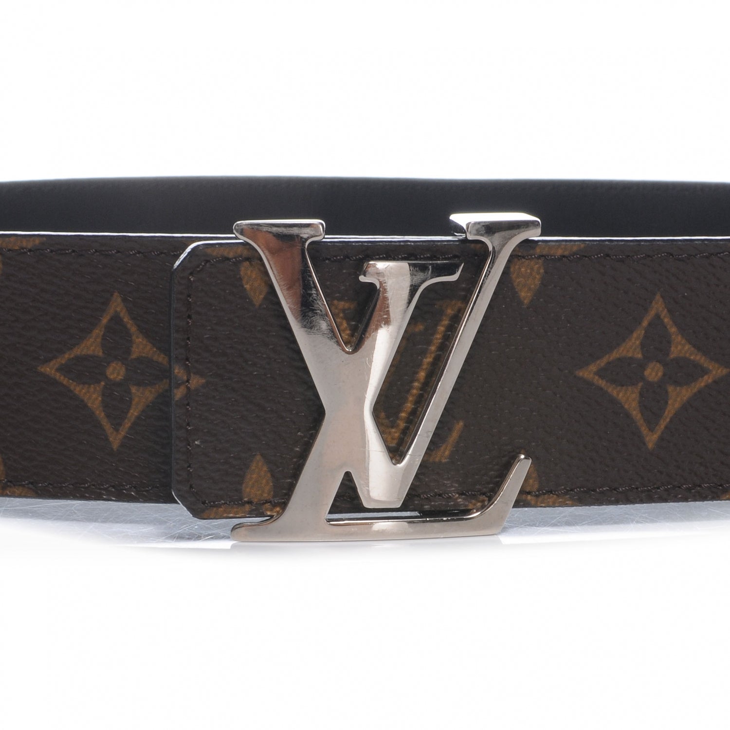 Louis Vuitton Monogram LV Initiales Belt 85 34 3 of 5