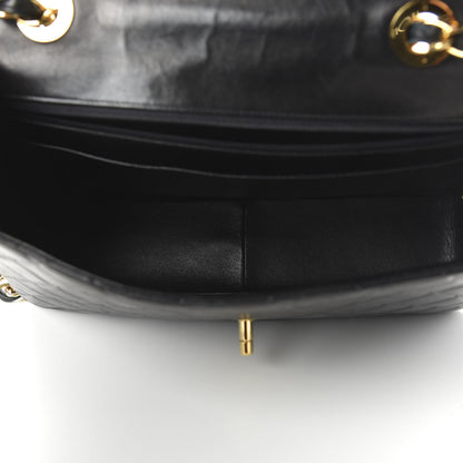 Chanel Lambskin Quilted Jumbo Single Flap Black 5 of 10