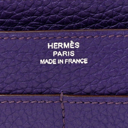 Hermes Togo Dogon Duo Wallet Iris 7 of 8