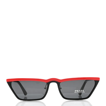 Prada Catwalk Sunglasses SPR 19U Black Red 2 of 8