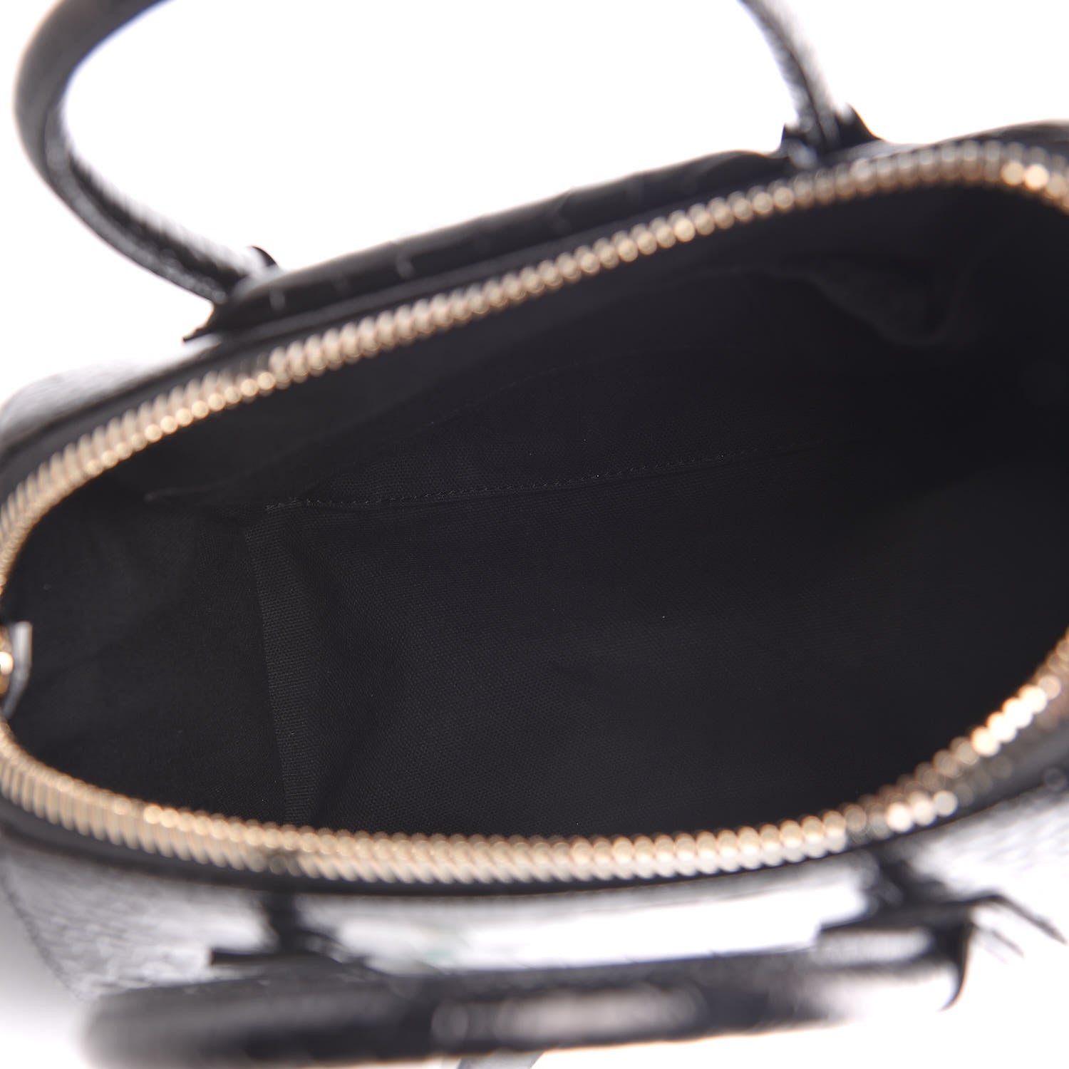 Givenchy Calfskin Crocodile Embossed Small Antigona Black 7 of 10