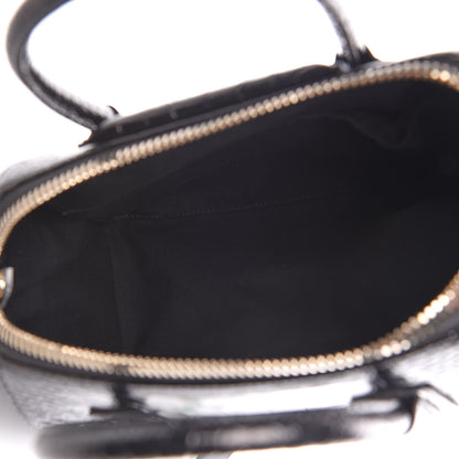 Givenchy Calfskin Crocodile Embossed Small Antigona Black 7 of 10