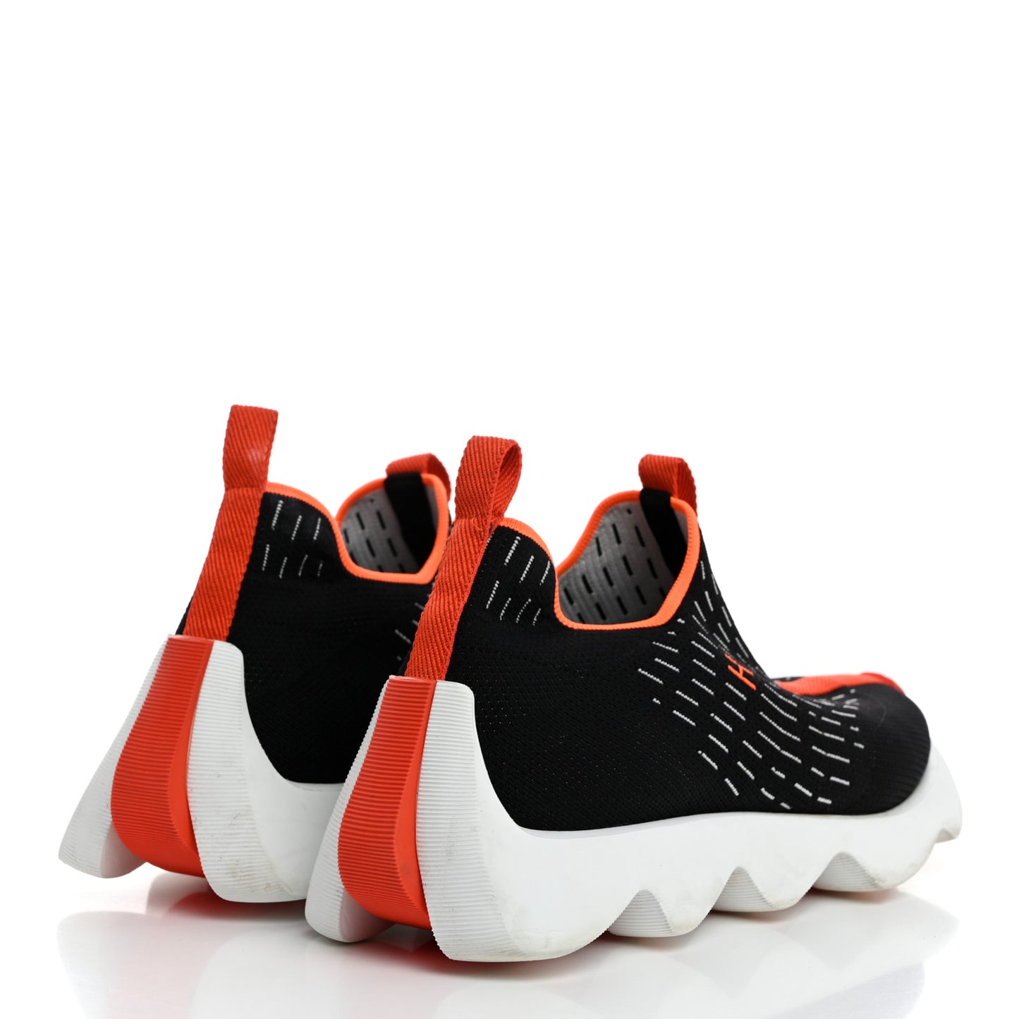 Technical Canvas Goatskin Mens Eclair Sneakers 42 Black