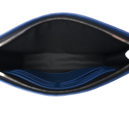 Louis Vuitton Monogram Eclipse Pochette Voyage MM Pacific Blue 5 of 6