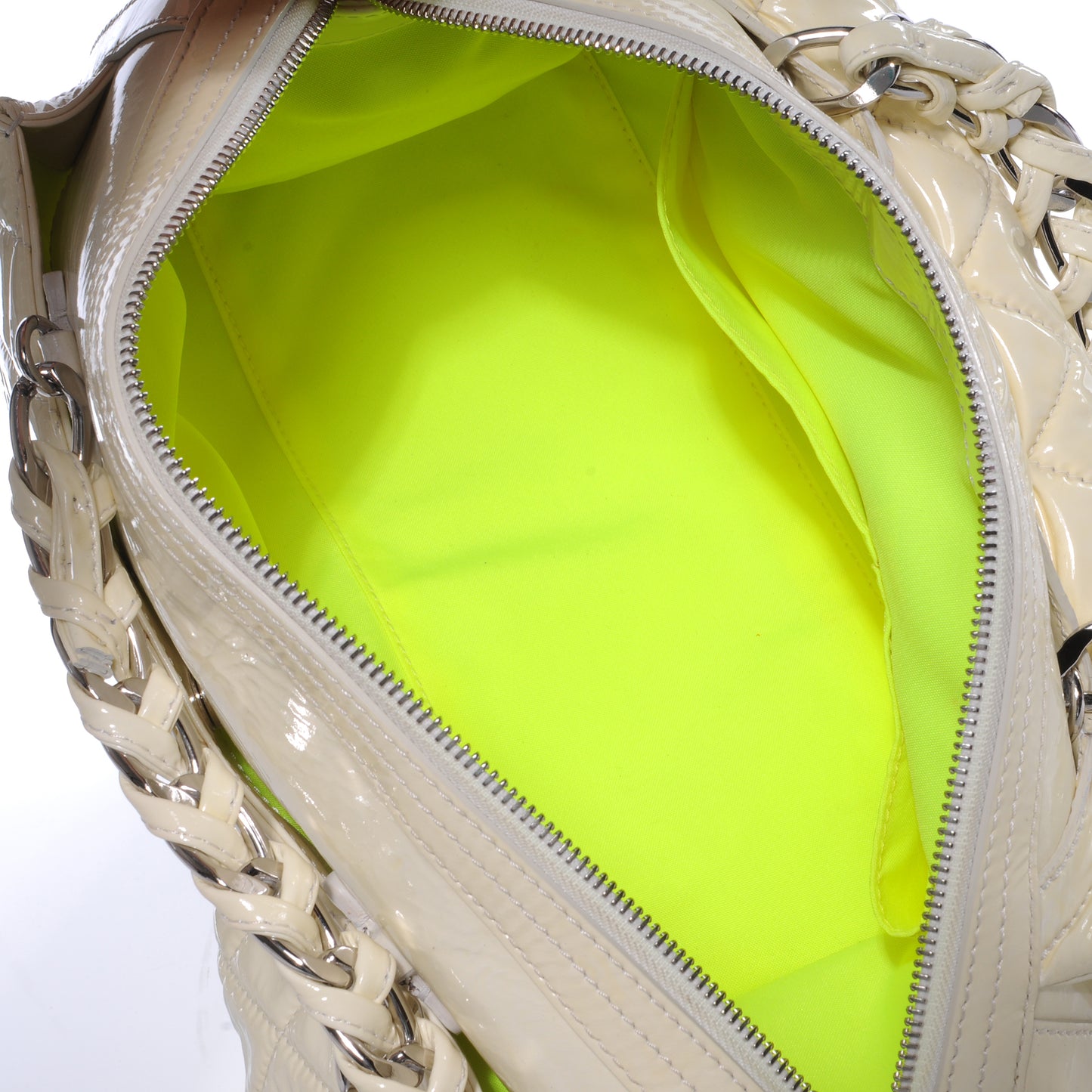 Patent Day Glo Flap Bag