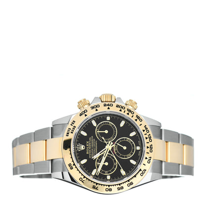 Rolex Stainless Steel 18K Yellow Gold 40mm Oyster Perpetual Cosmograph Daytona Watch Black 116503 2 of 5