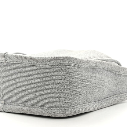 Alexander Wang Metallic Ribbed Knit Small Ryan Bag Silver 9 of 10