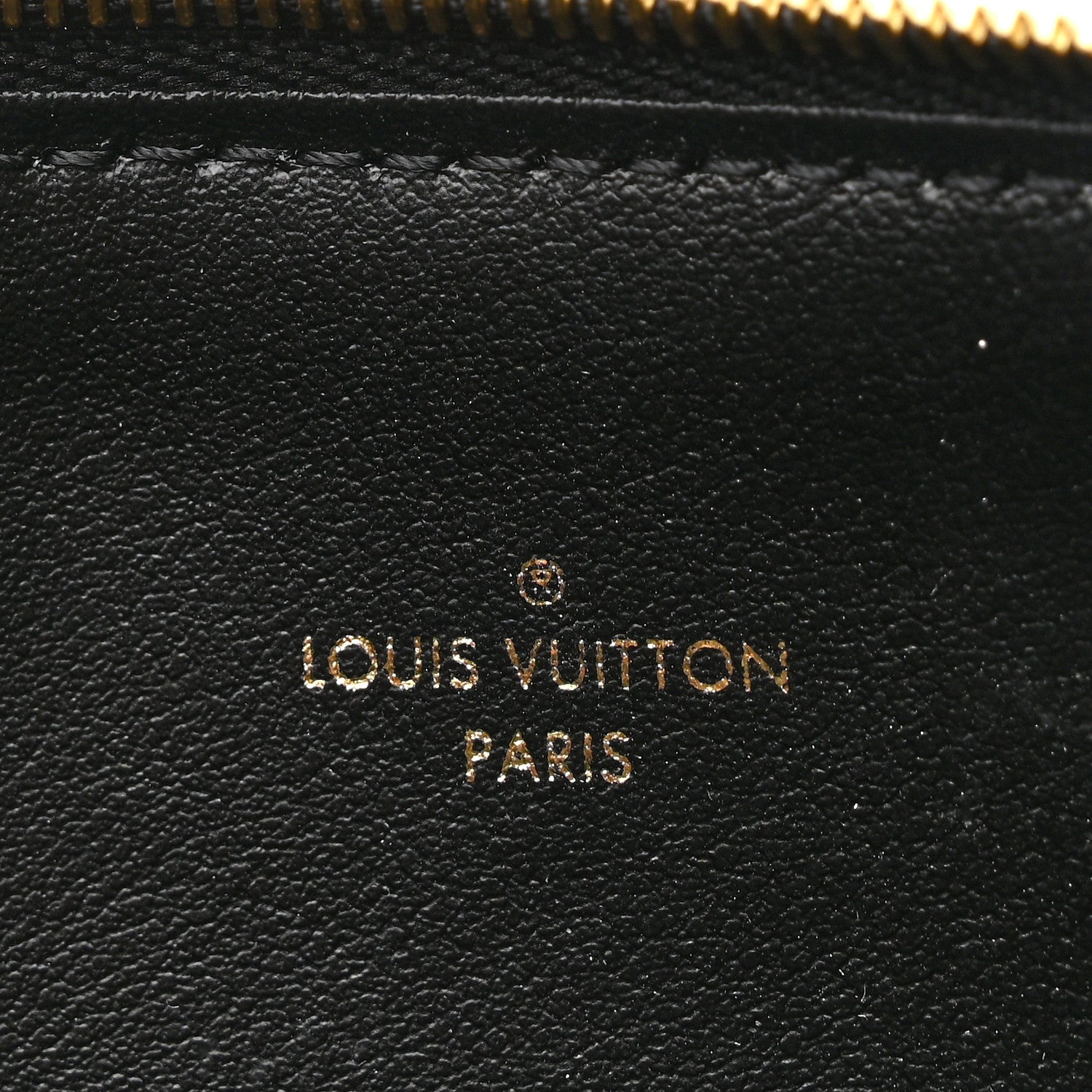 Louis Vuitton Empreinte Felicie Chain Wallet Zippered Insert Black 6 of 6