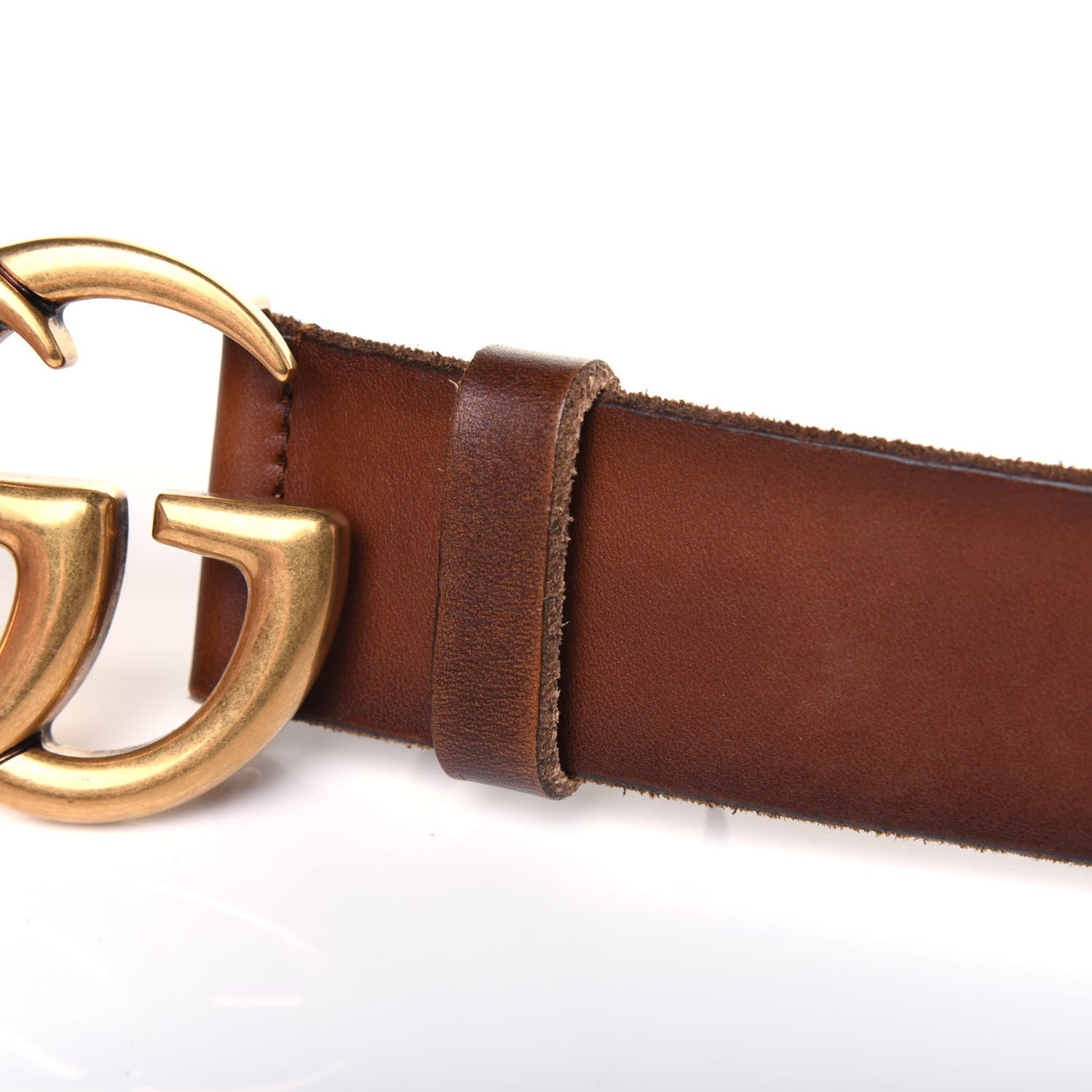 Gucci Faded Calfskin Double G 40mm Belt 75 30 Cuir 9 of 11