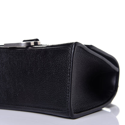 Balenciaga Grained Calfskin Hourglass Top Handle Bag XS Black 10 of 10